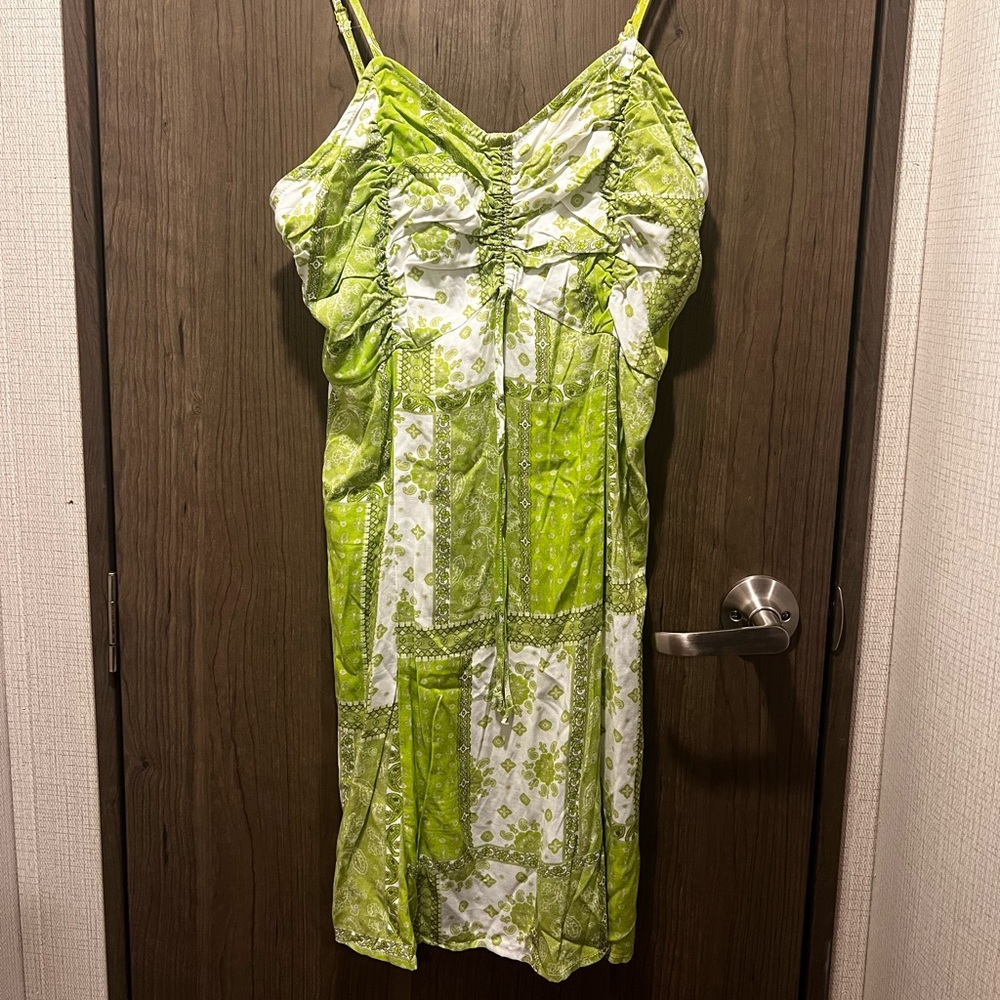 Rue21 Green Paisley Bandana Slip Dress NWT Size L